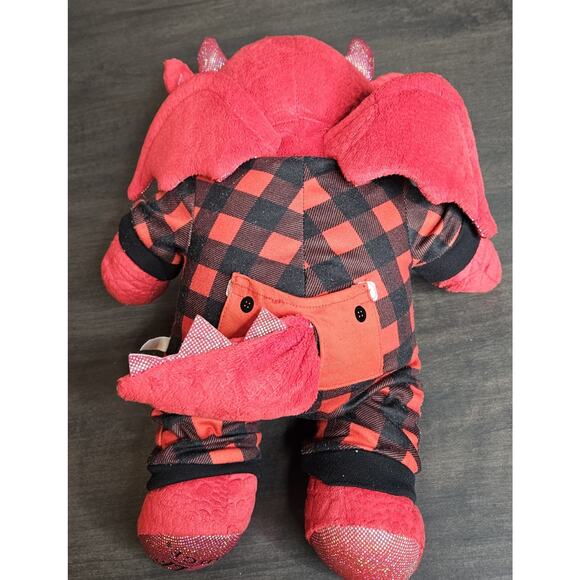 Build A Bear Workshop Red Dragon Great Wolf Lodge FLANNEL PAJAMAS 2021 - Picture 4 of 8